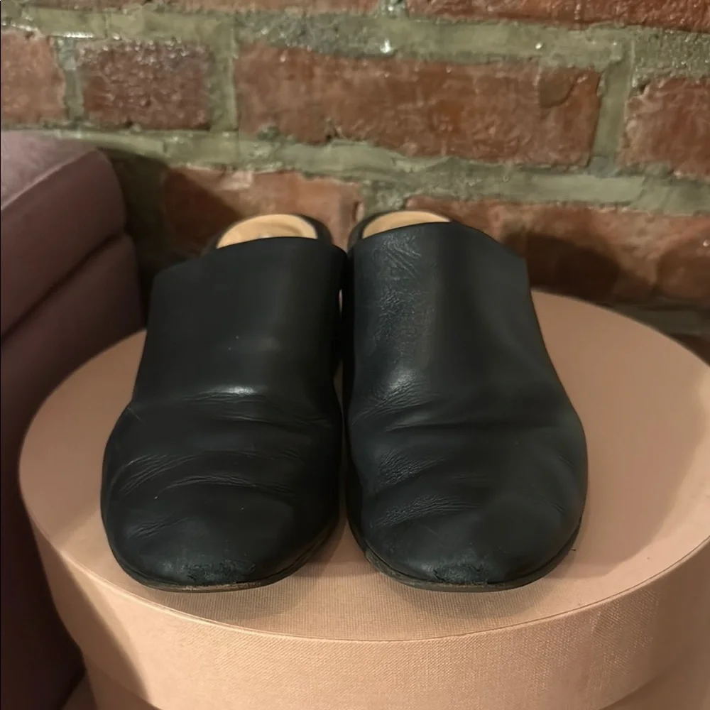 ❤️ ACNE Studios La Garçonne Black Leather Mules Sihl - Picture 4 of 8